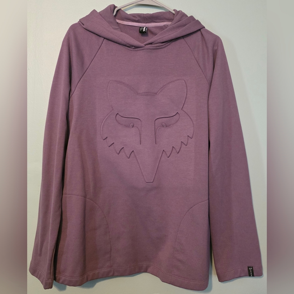 Purple Fox Logo Hoodie
